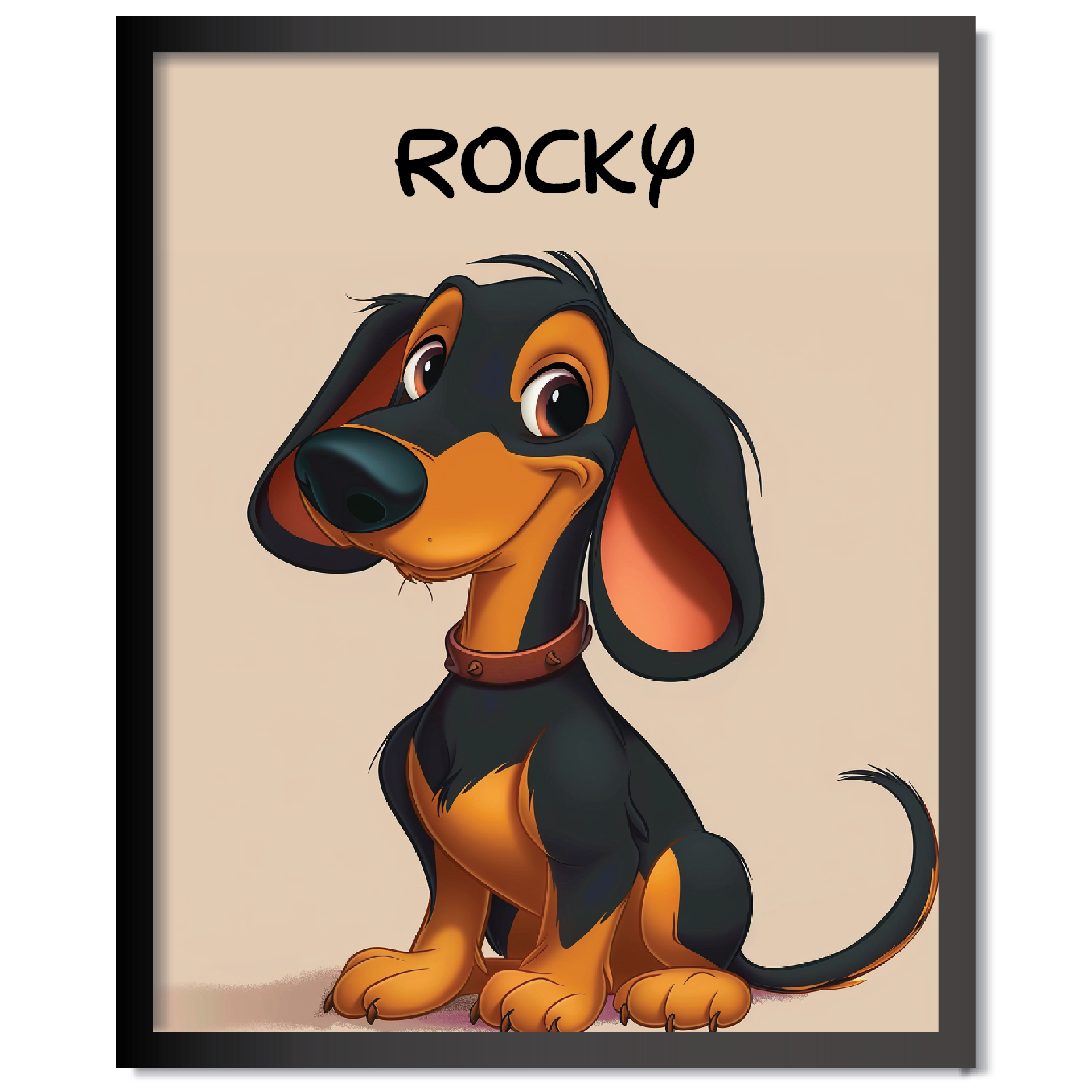 DDMK Cartoon Style Pet Portrait C004