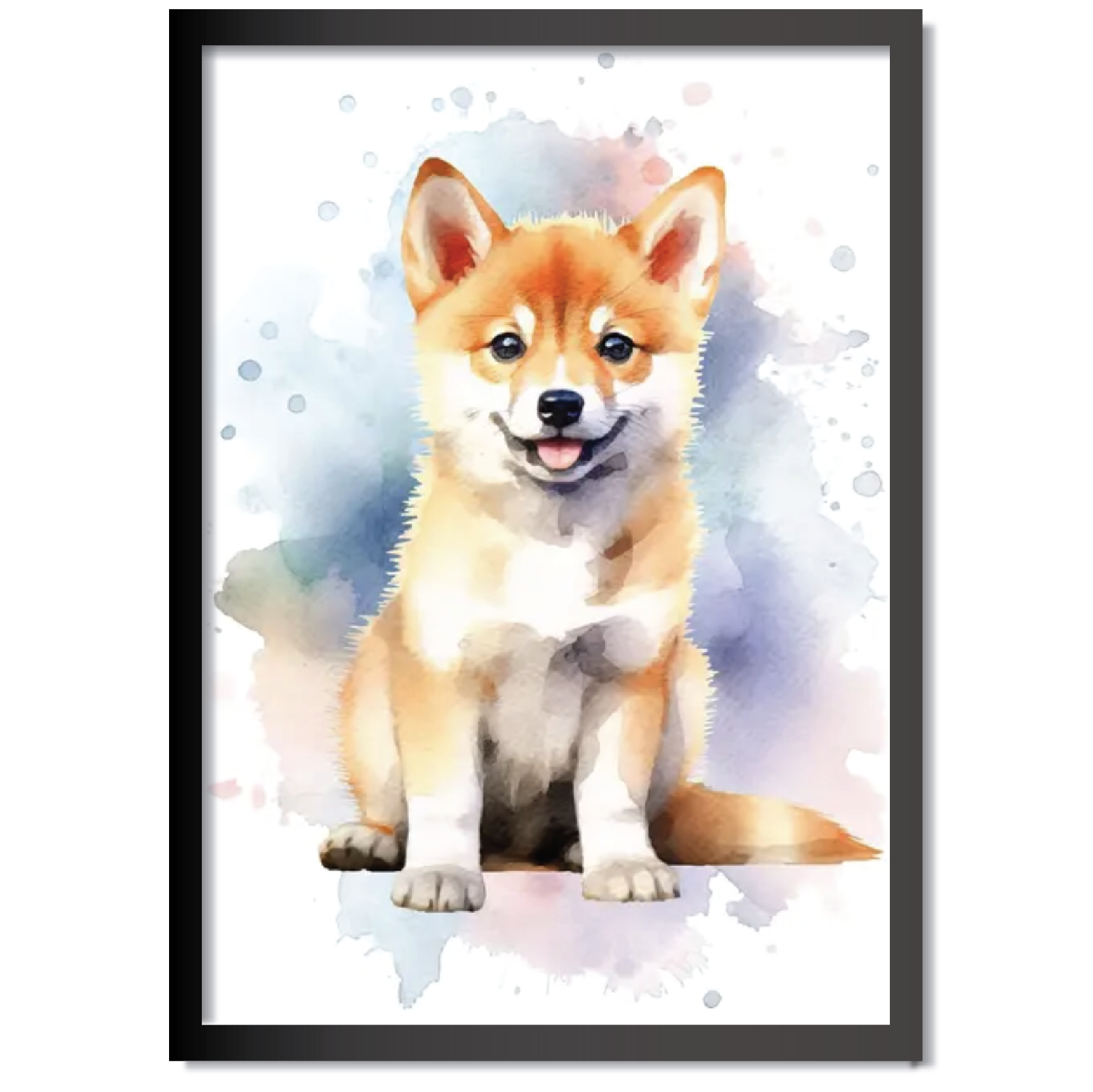 DDMK Watercolour Style Pet Portrait W016