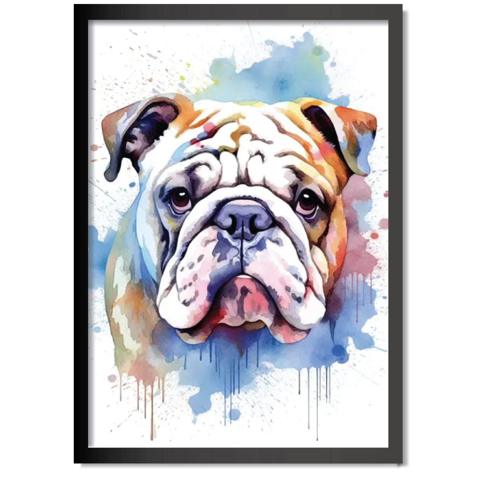 DDMK Watercolour Style Pet Portrait W016