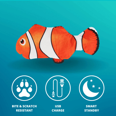 DDMK™ FloppyFish™ interactive pet toy