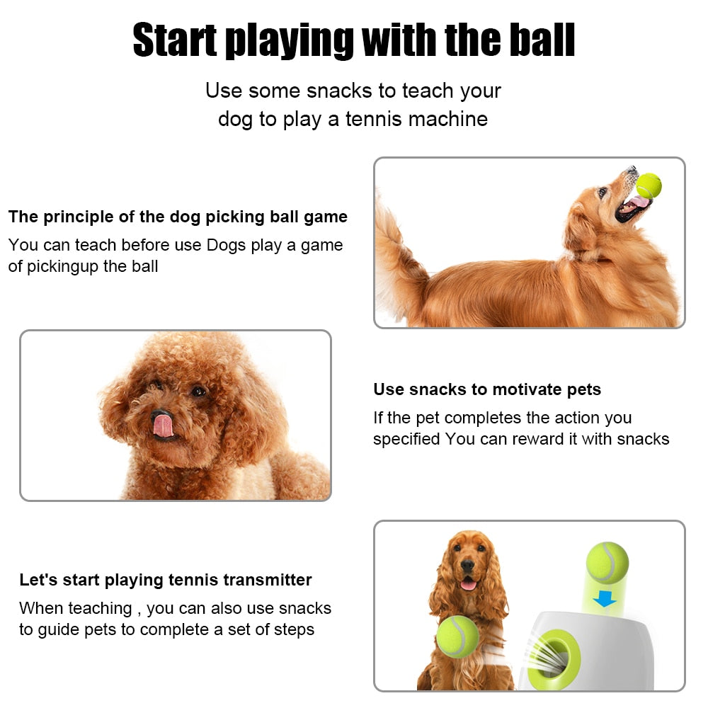 DDMK™ Automatic Tenis Ball Launcher Throwing Machine™️