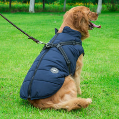 DDMK™ Waterproof Winter Dog Jacket™ - With Built-In Harness