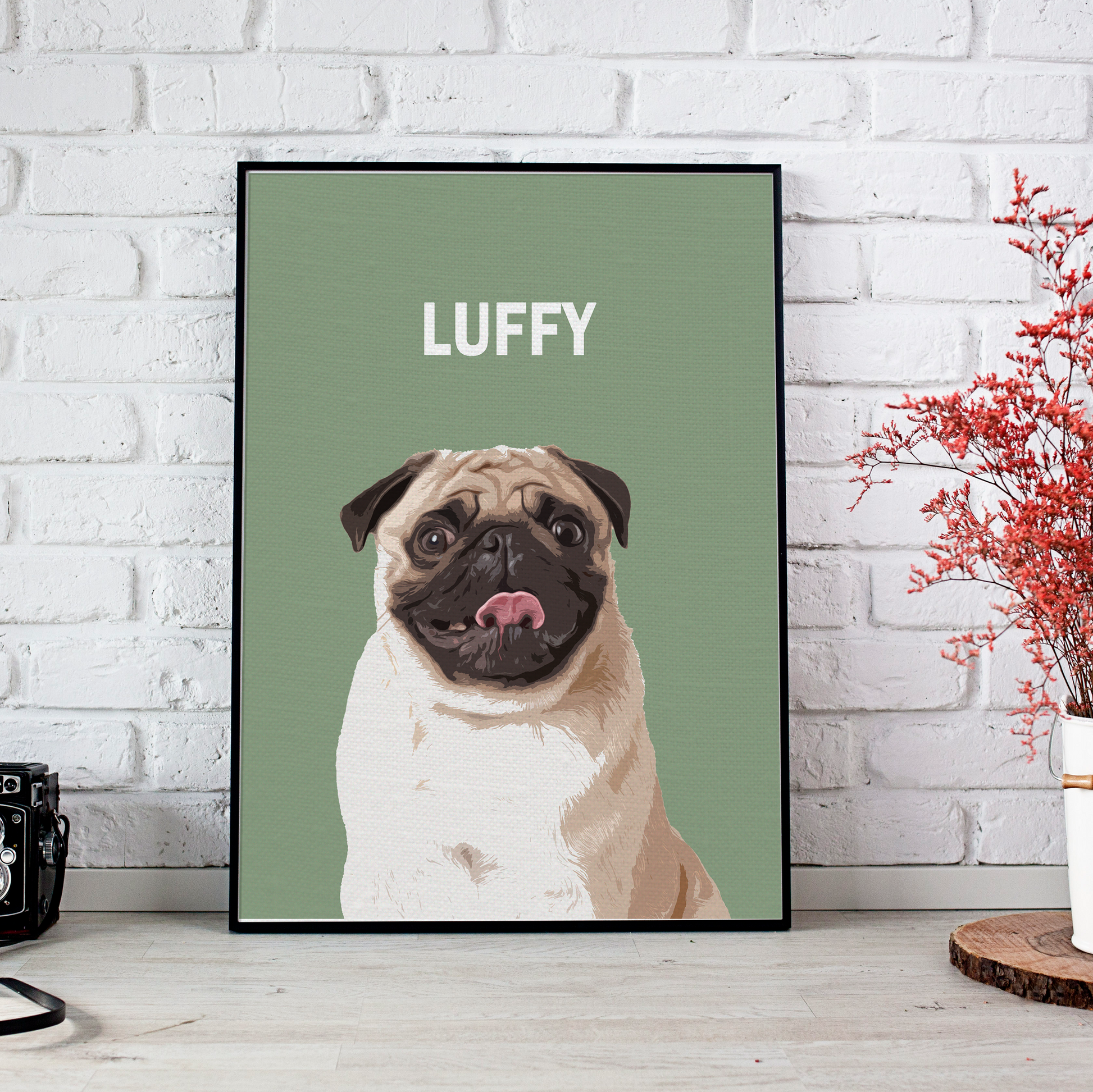 Unique Custom Pet Portraits Personalized Illustrations