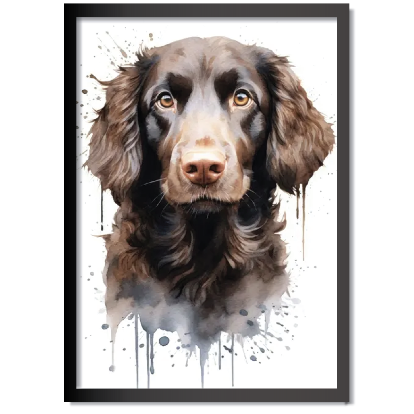 DDMK Watercolour Style Pet Portrait W009