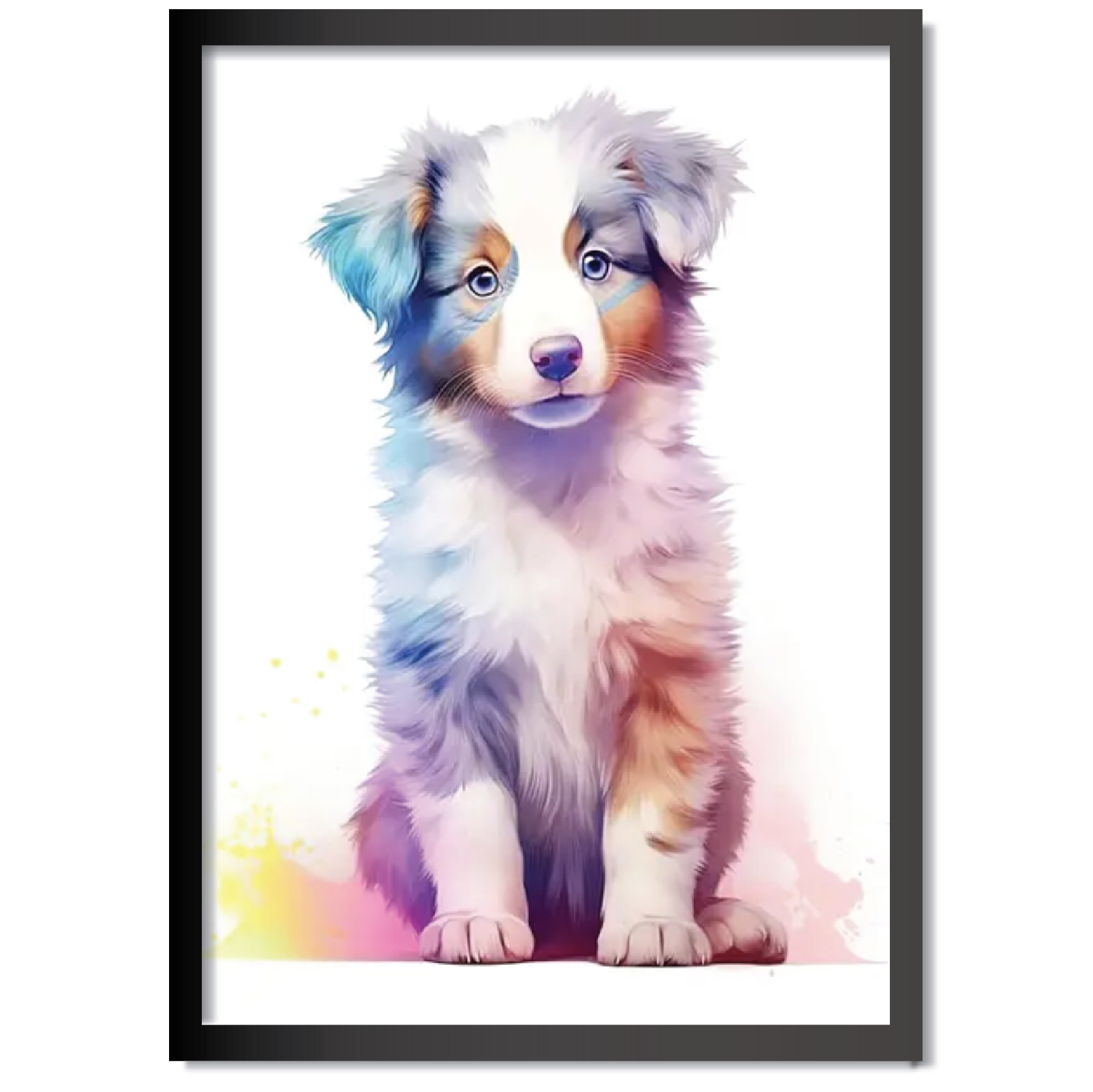 DDMK Watercolour Style Pet Portrait W011