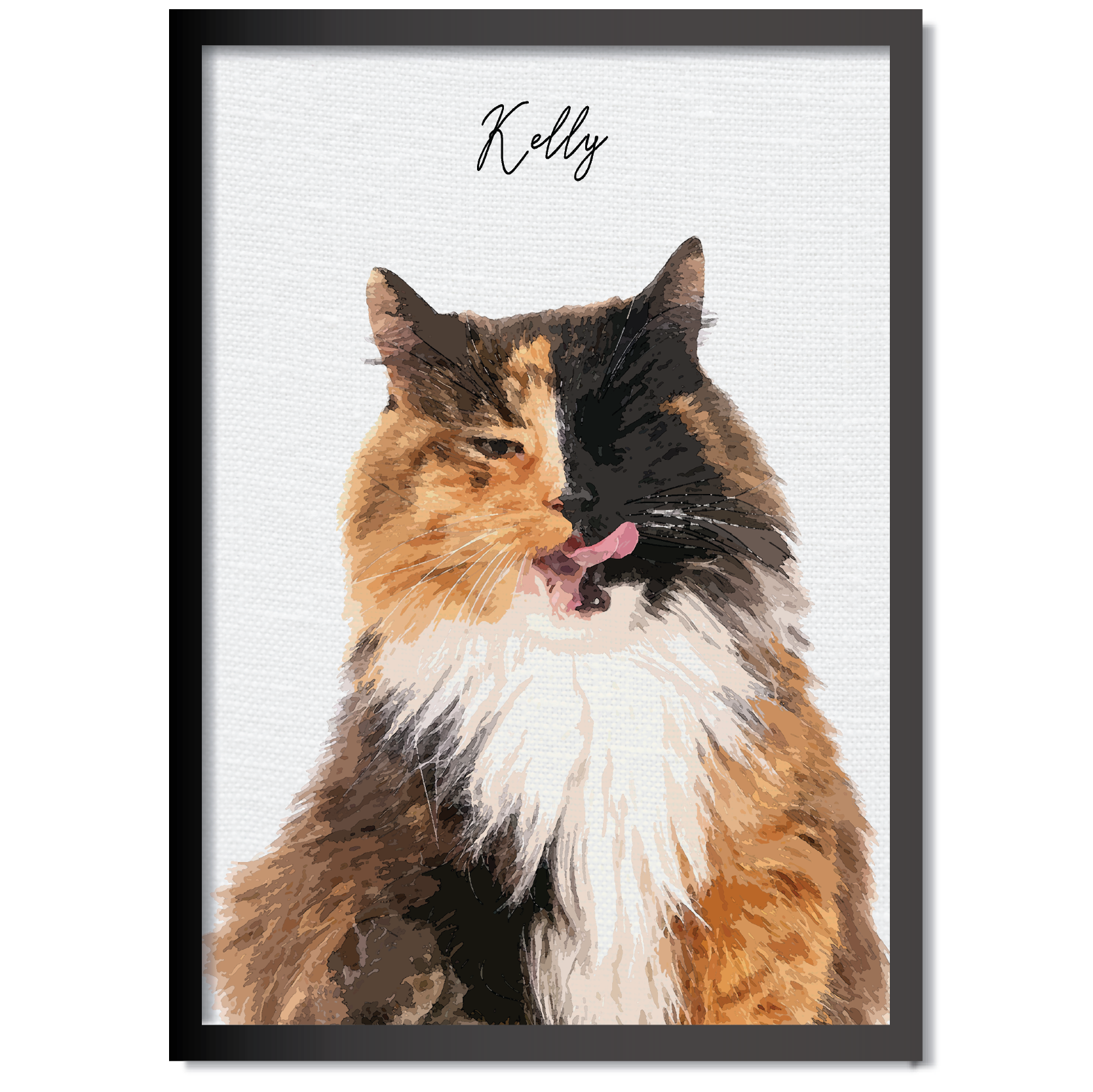 DDMK Personalized Digital Pet Watercolour Portraits W003