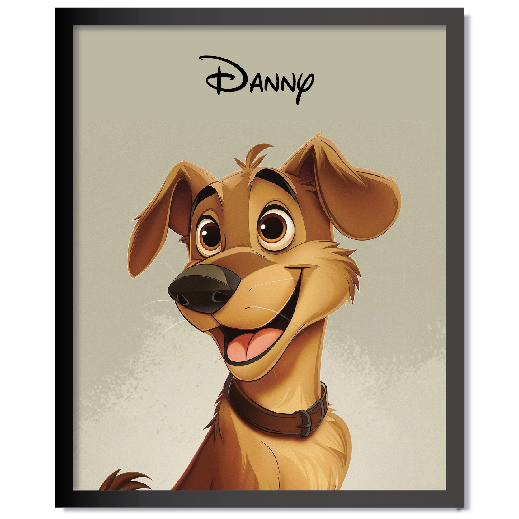 DDMK Cartoon Style Pet Portrait C004