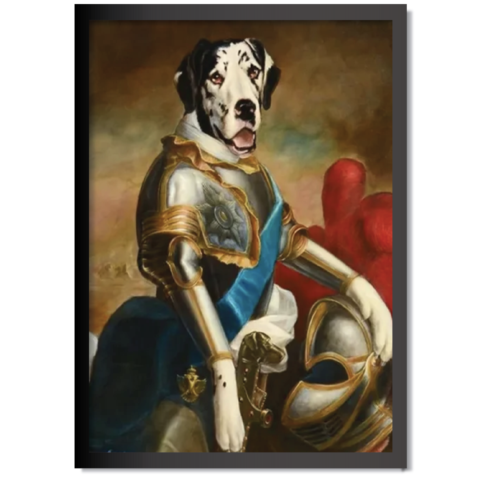 DDMK Knight Style Pet Portrait K004