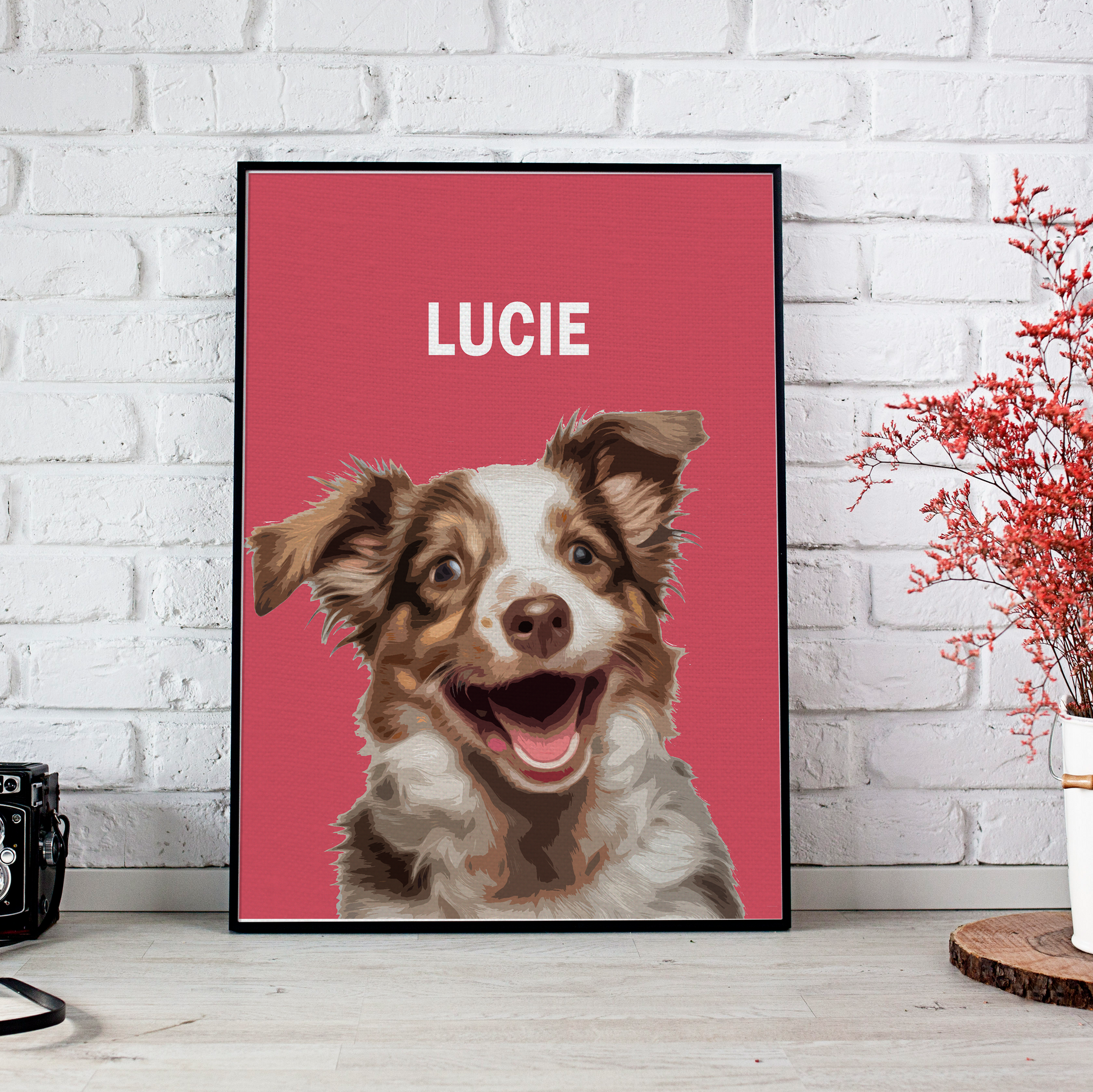 DDMK Unique Custom Pet Portraits Personalized Illustrations U003