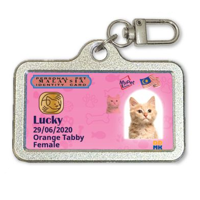 DDMK™ Tags for LOVE™- Malaysia ID pink