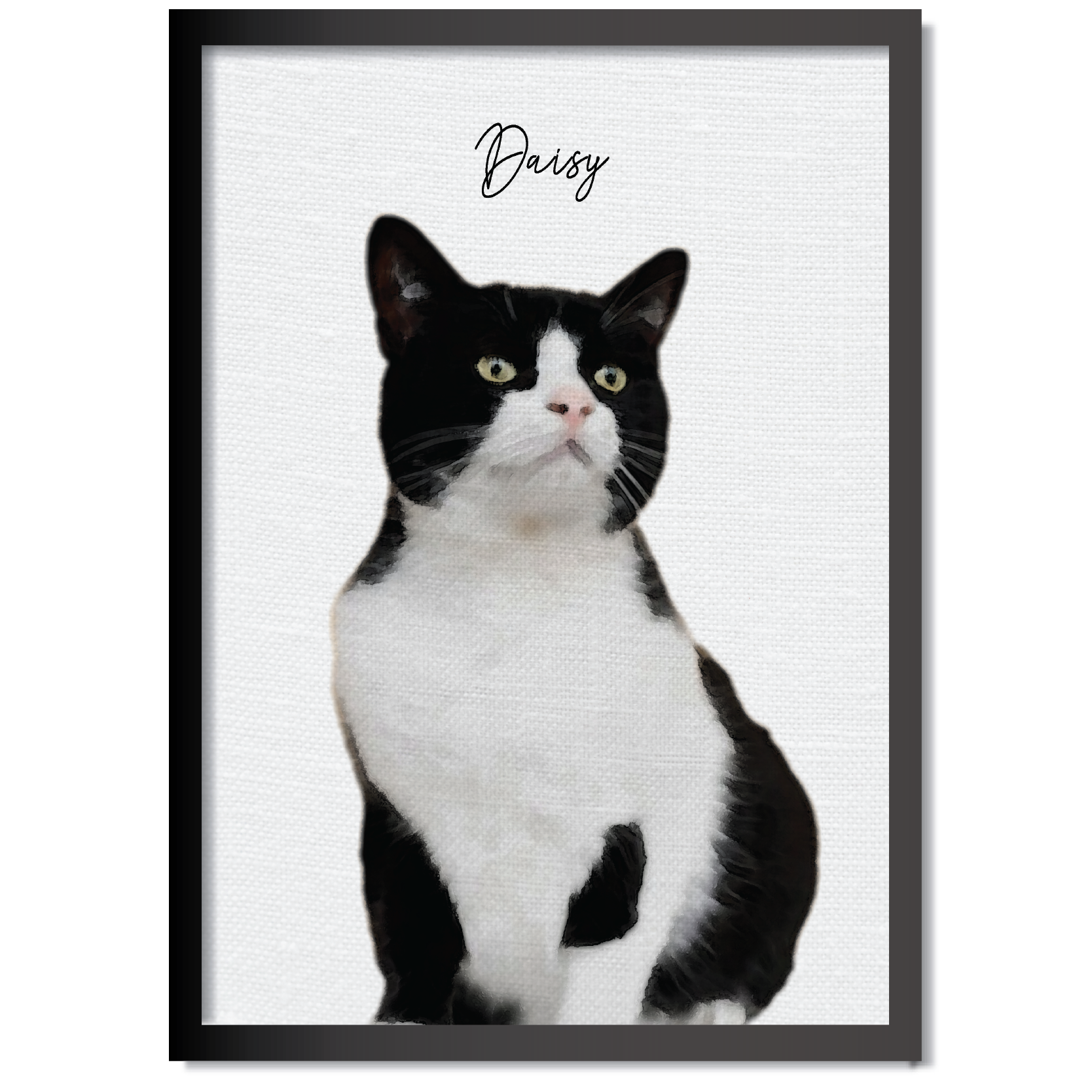 DDMK Personalized Digital Pet Watercolour Portraits W002