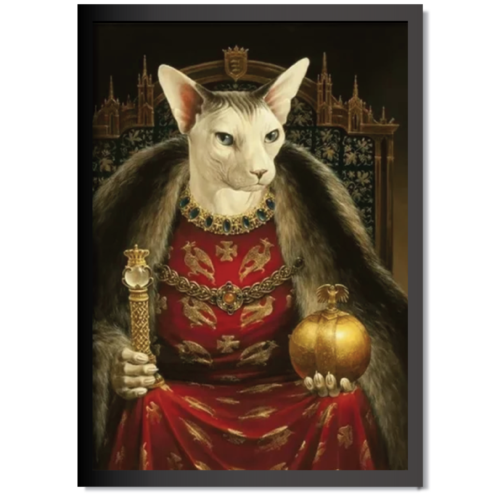 DDMK Knight Style Pet Portrait K007