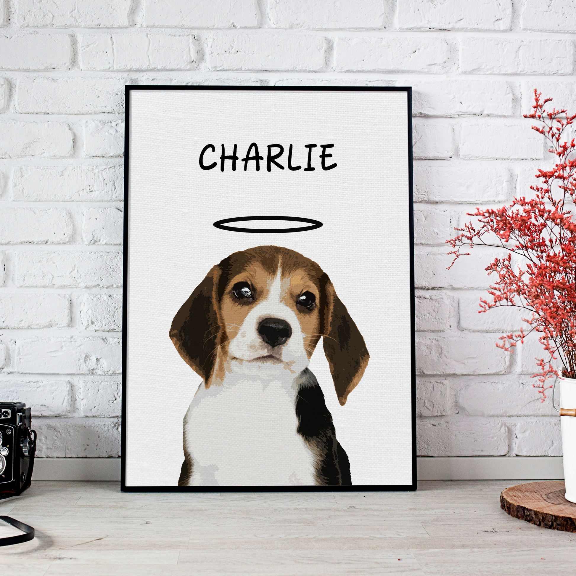 Personalized Digital Pet Memorial Portraits