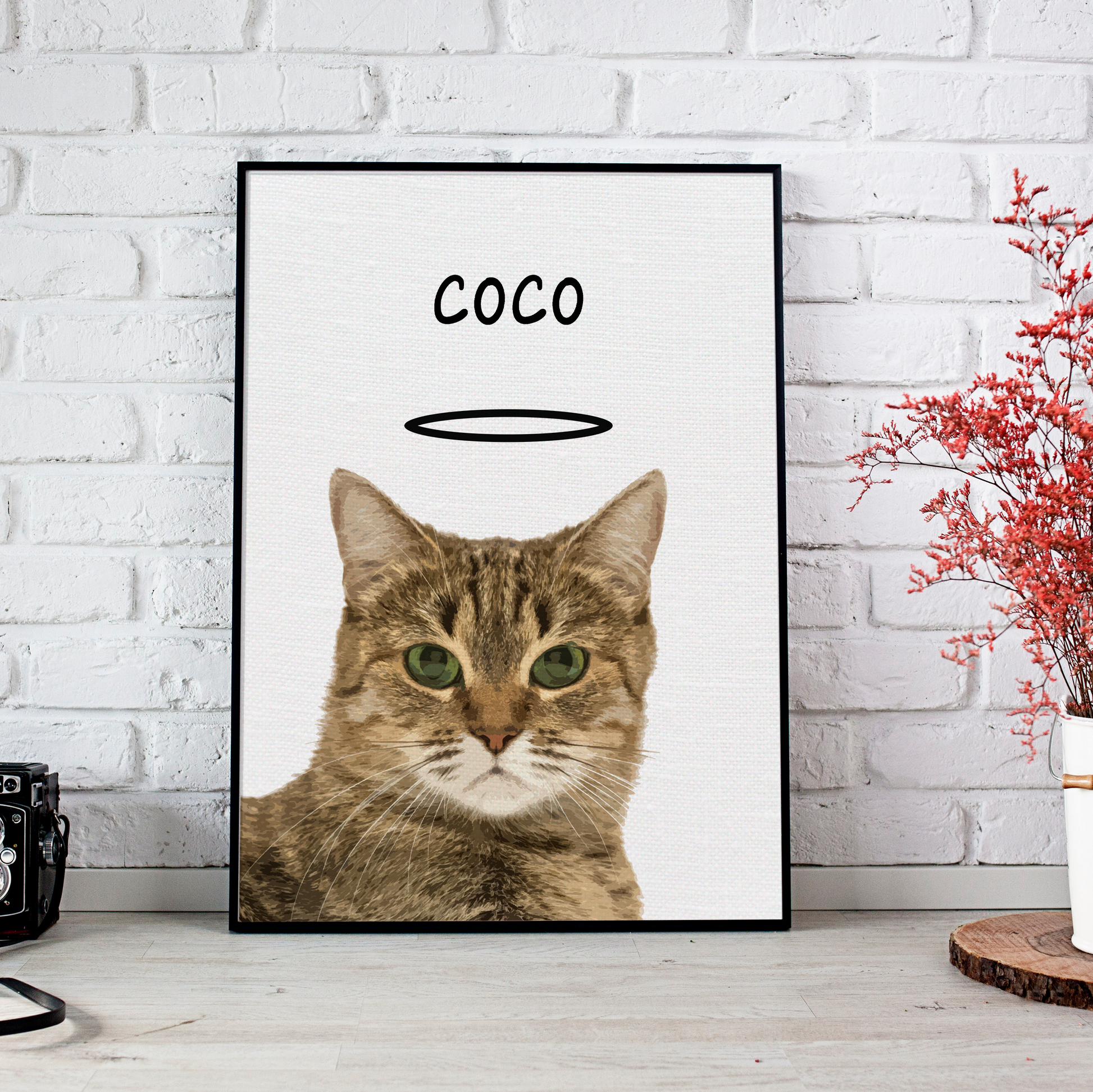 DDMK Personalized Digital Pet Memorial Portraits ME003