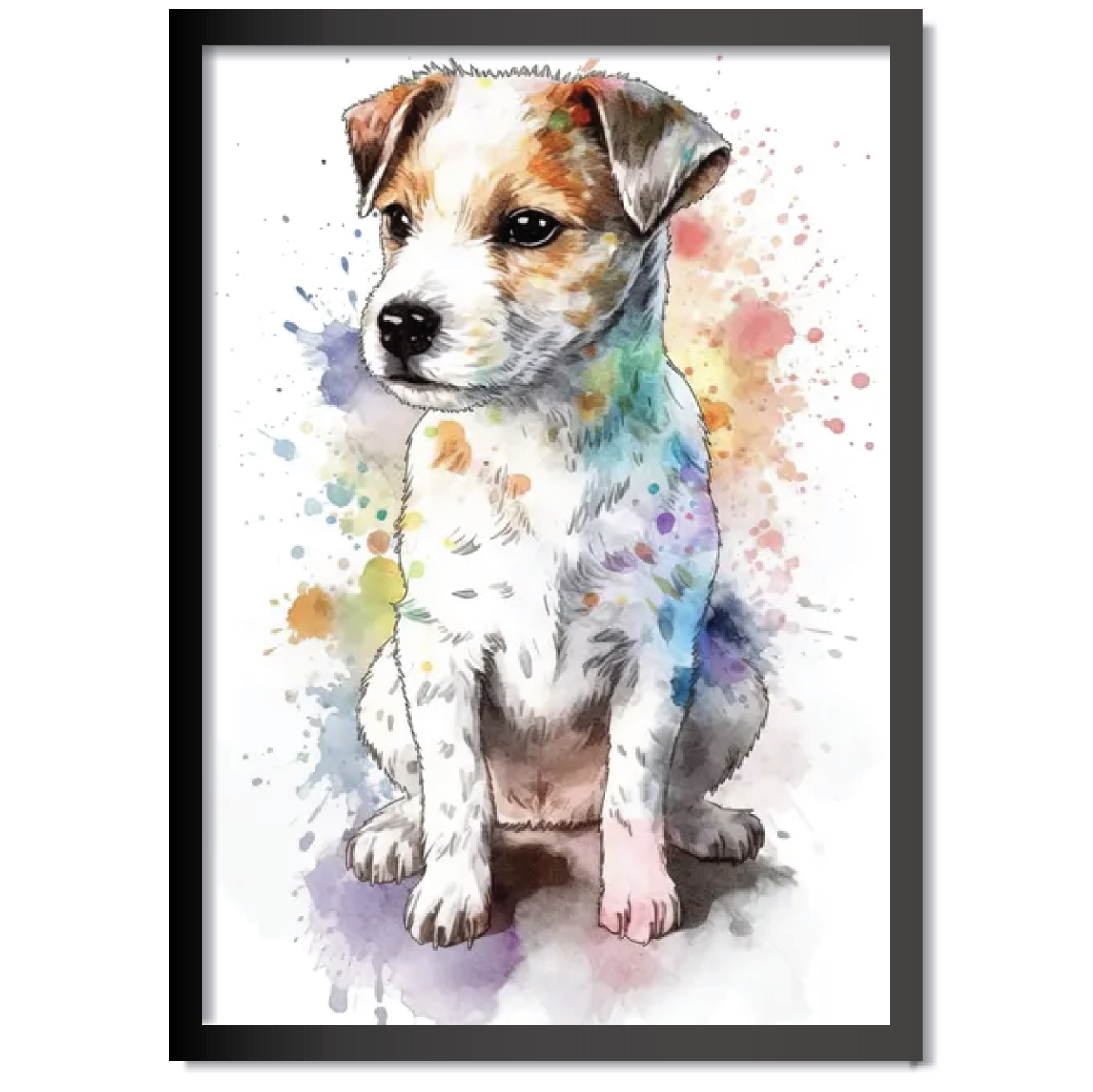 DDMK Watercolour Style Pet Portrait W016