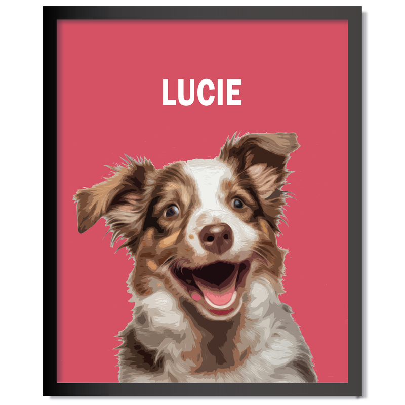 DDMK Unique Custom Pet Portraits Personalized Illustrations U001