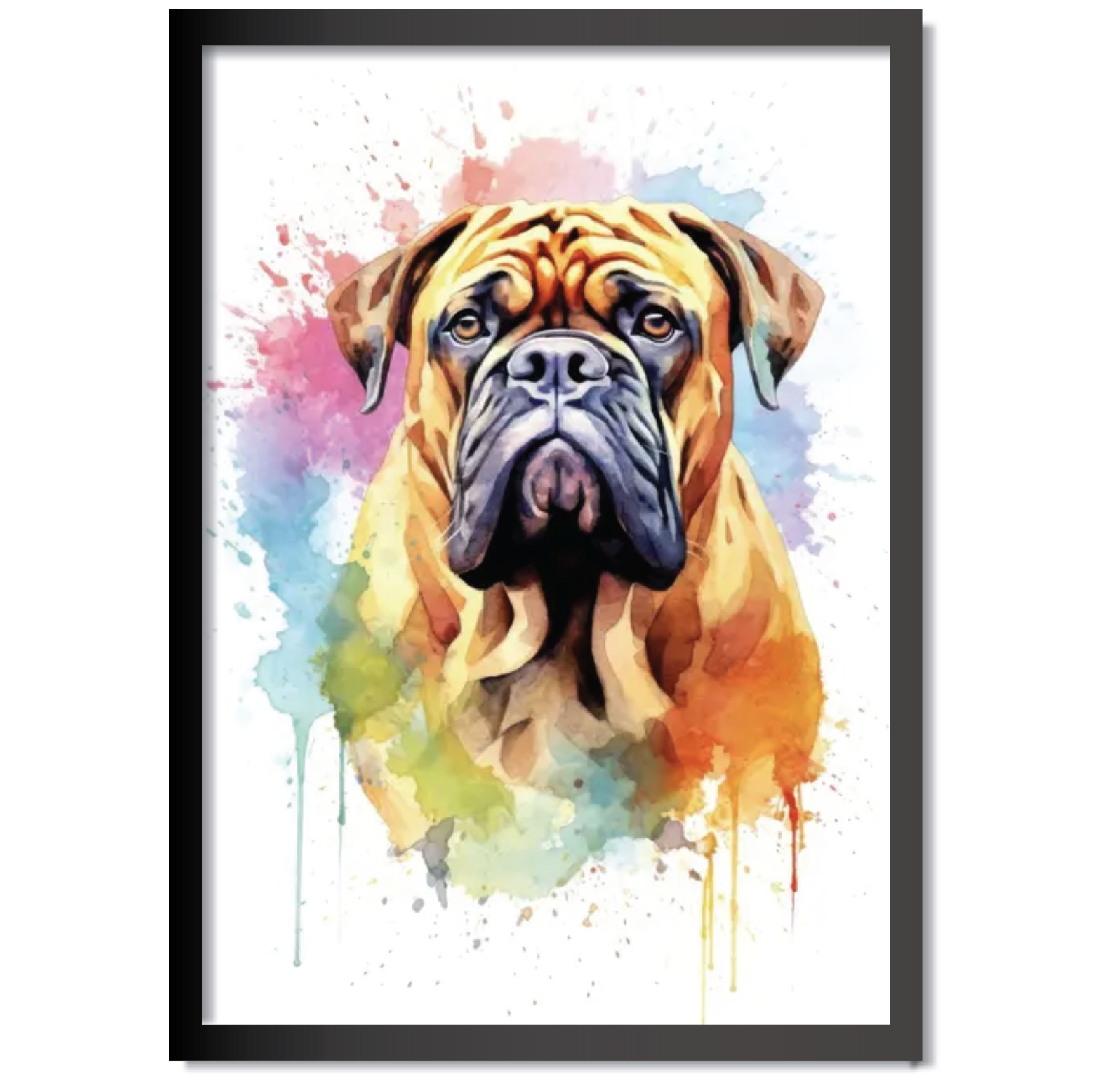 DDMK Watercolour Style Pet Portrait W022