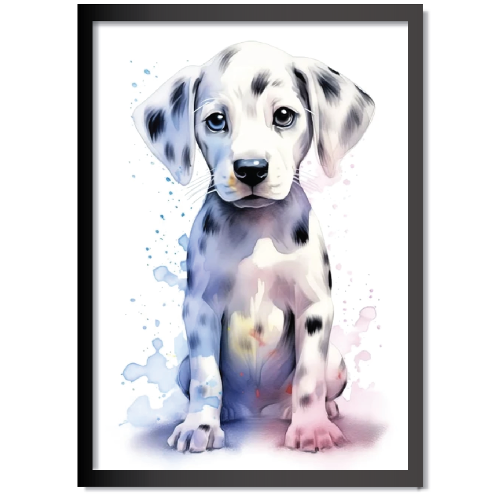 DDMK Watercolour Style Pet Portrait W022