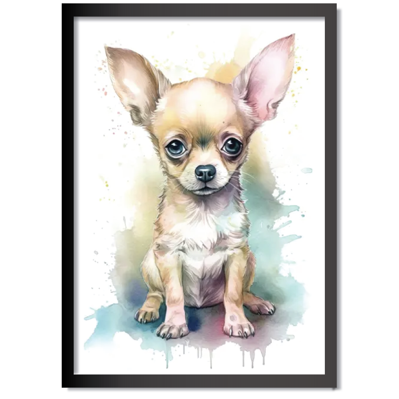 DDMK Watercolour Style Pet Portrait W016