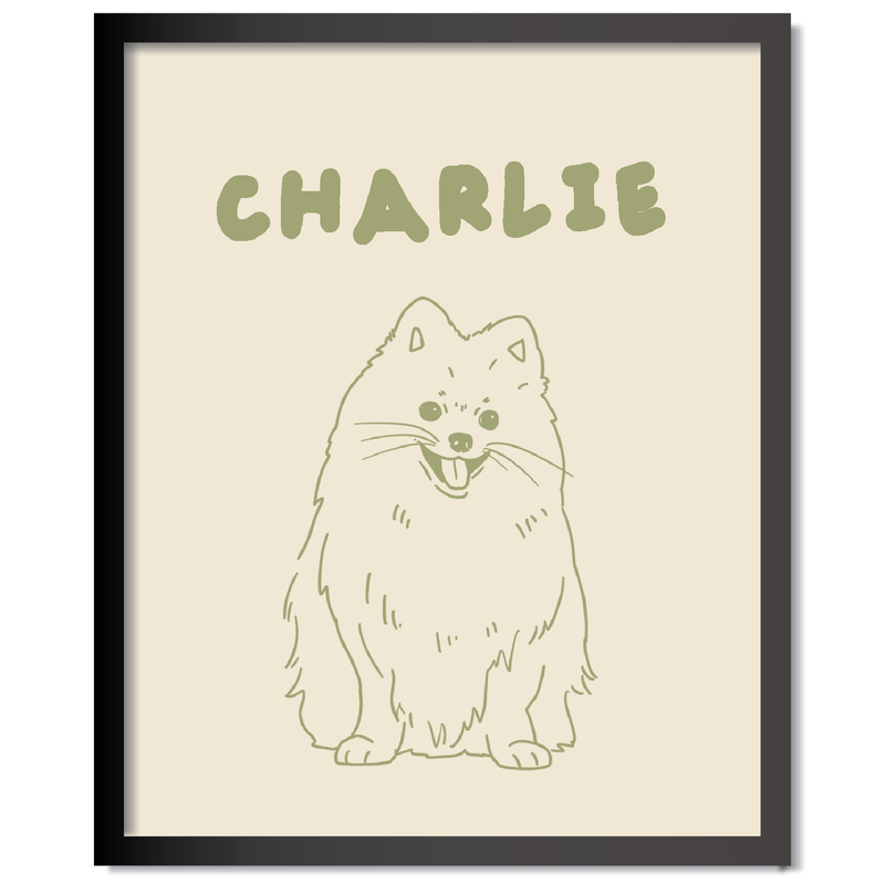 DDMK Personalized Pet Hand Drawing Portraits HD002