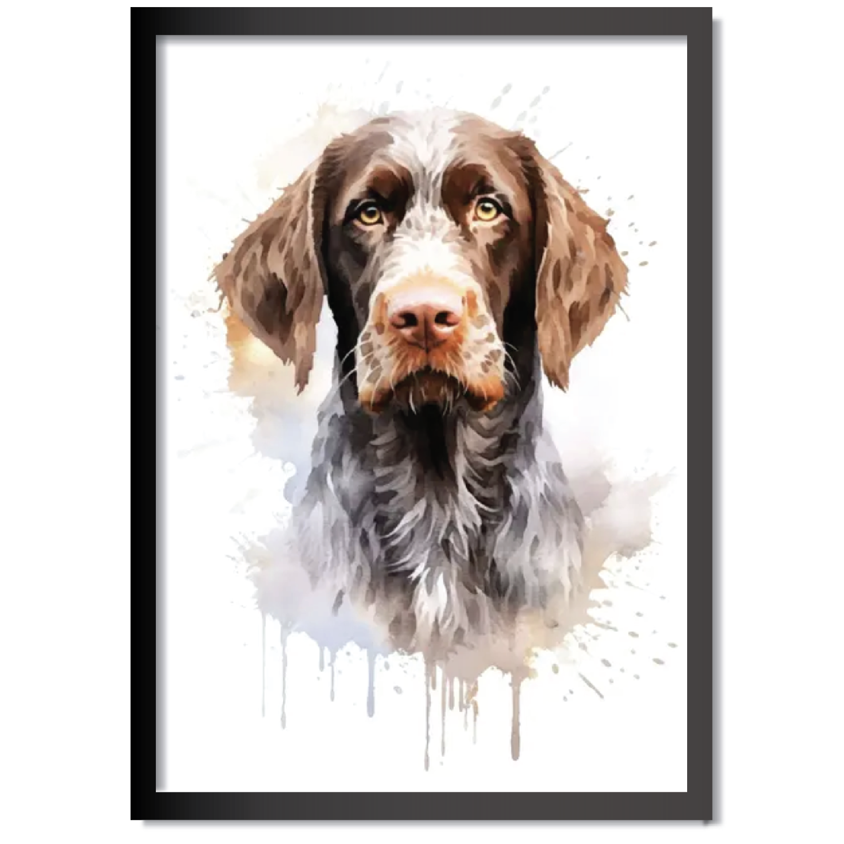 DDMK Watercolour Style Pet Portrait W011