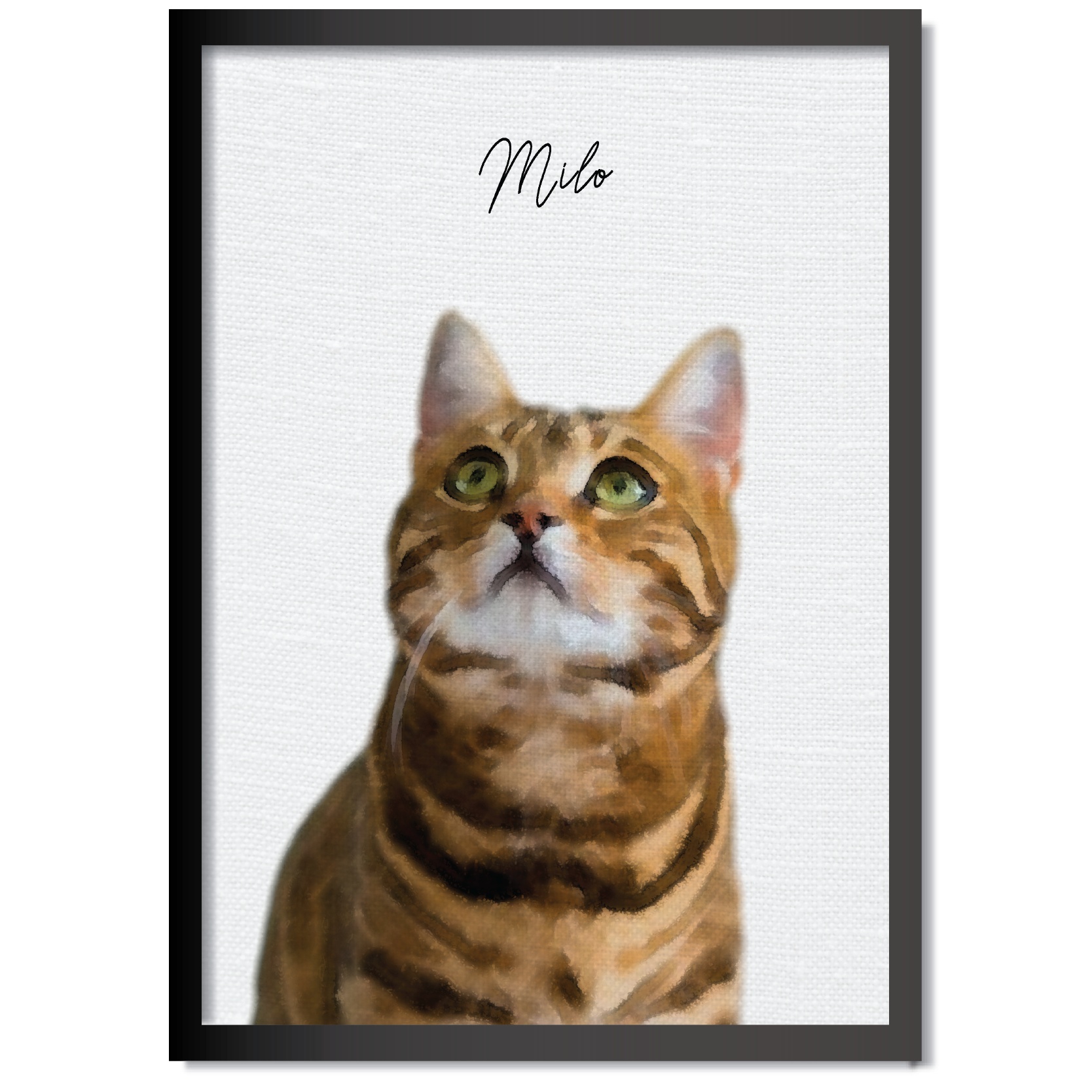 DDMK Personalized Digital Pet Watercolour Portraits W002