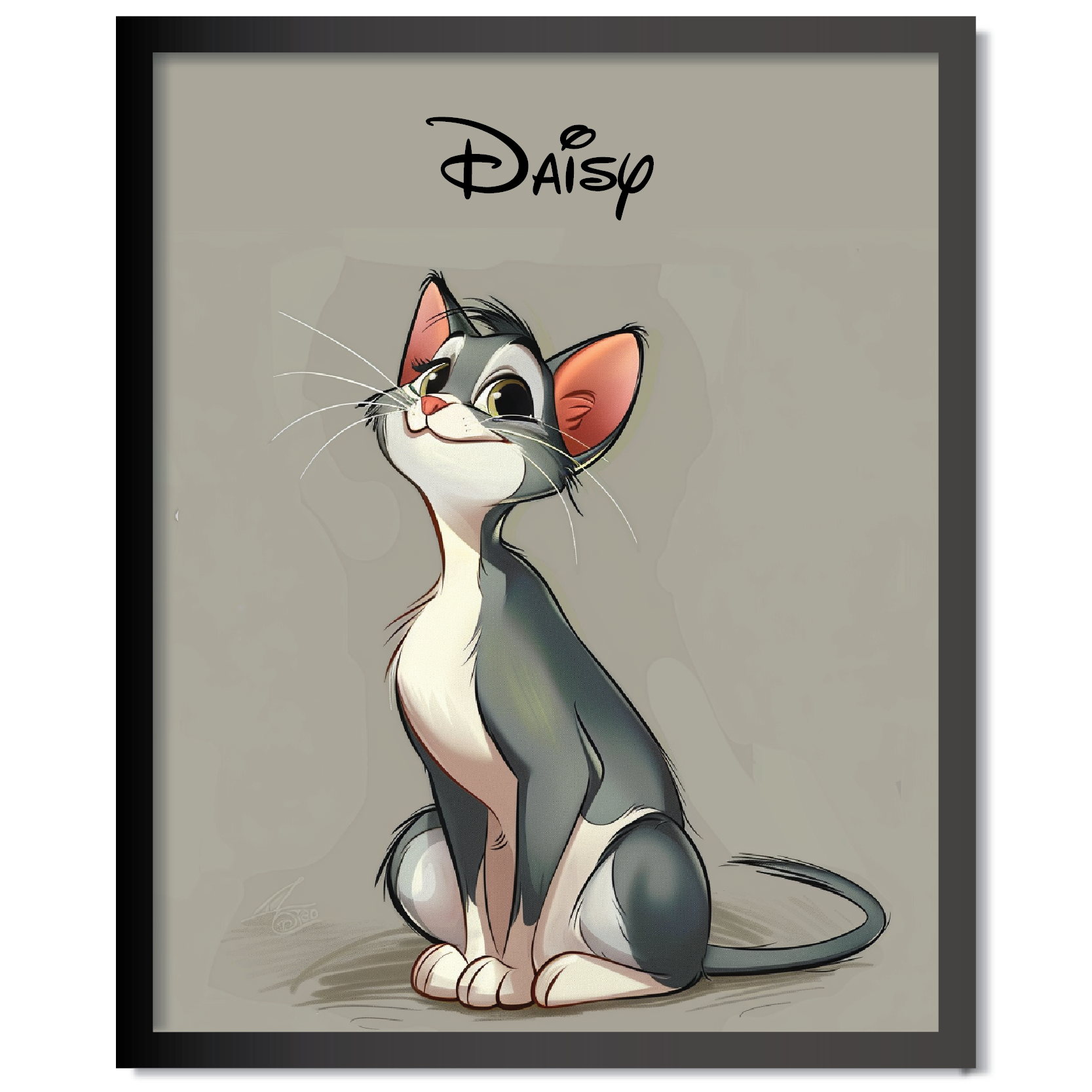 DDMK Cartoon Style Pet Portrait C004