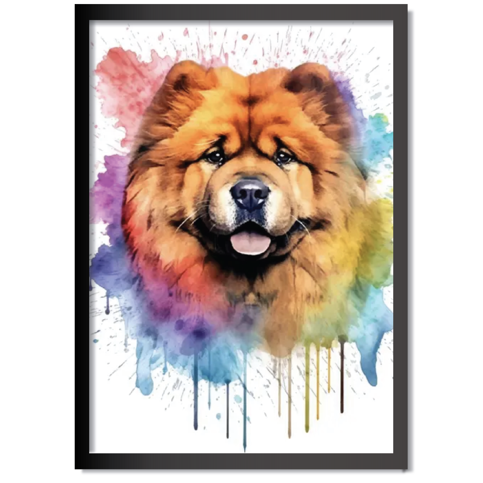 DDMK Watercolour Style Pet Portrait W011