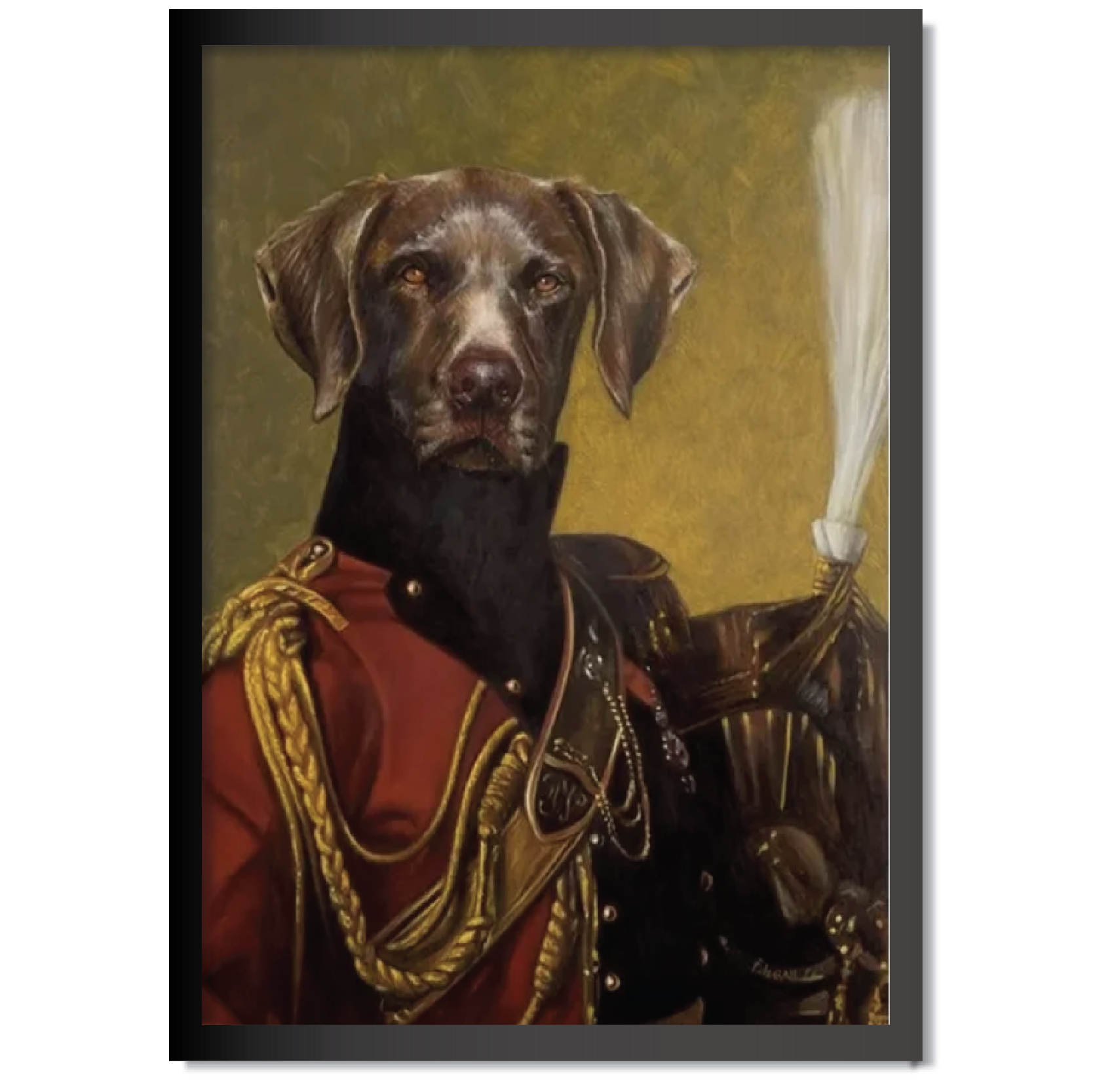 DDMK Knight Style Pet Portrait K015