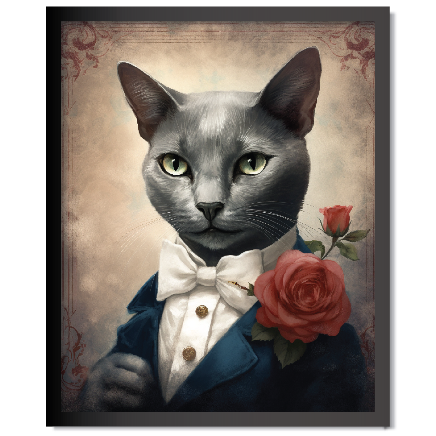 DDMK Personalized Renaissance Pet Art R004